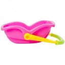 Babahordozó, műanyag 30 cm babához