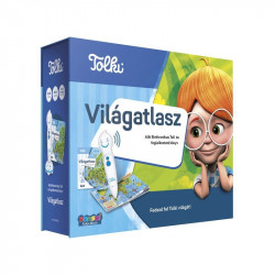 Tolki - Világatlasz szett (könyv +toll) Interaktív könyv Tolki