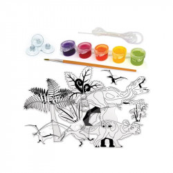 Dínós suncatcher képkifestő Festés, színezés, rajzolás Nincs