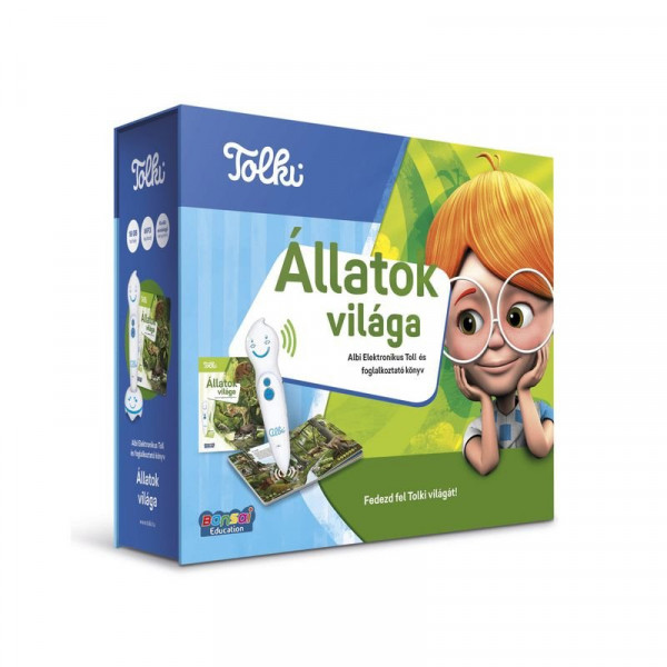 Tolki- Állatok világa szett (könyv+toll)
