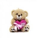 Maci szívvel 3f 18cm