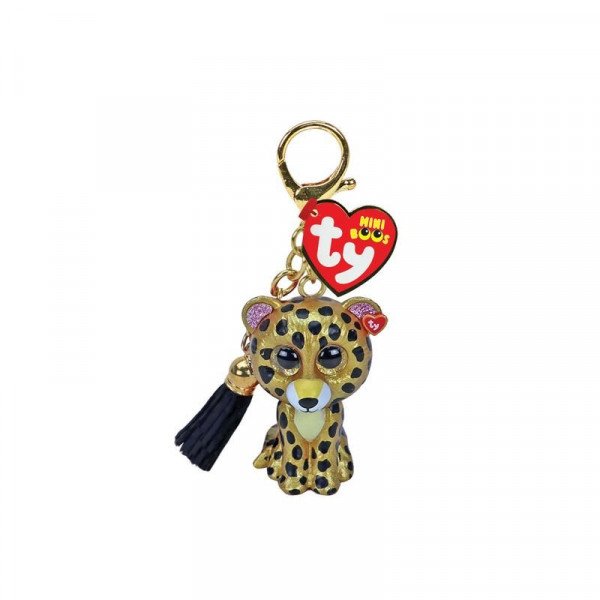 TY Mini Boos clip műanyag figura STERLING leopárd