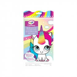 Crayola Creations Unikornis matricás rajzkészlet Festés, színezés, rajzolás Crayola