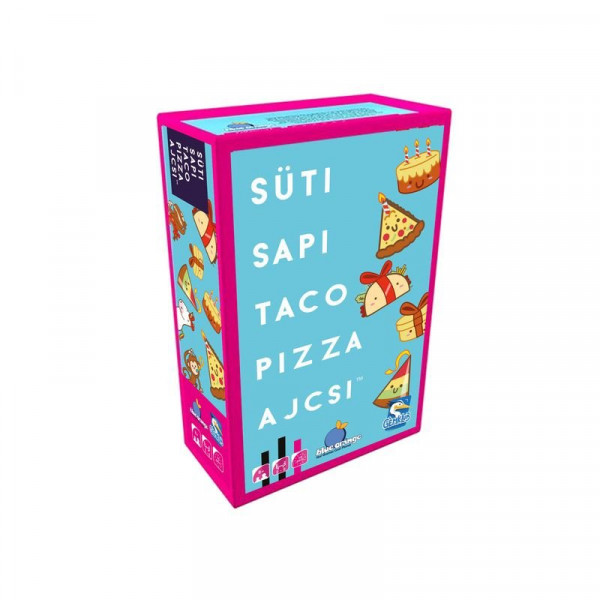 Süti, sapi, taco, pizza, ajcsi