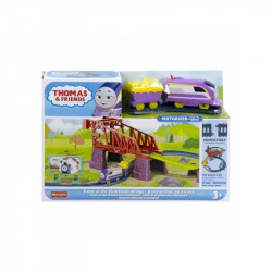 Thomas és barátai motorizált pályaszett-többféle Autó, jármű Mattel