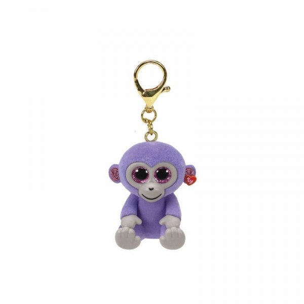 TY Mini Boos clip műanyag figura GRAPES lila majom
