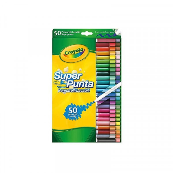 Crayola Kimosható vékony-vastag filctoll 50db