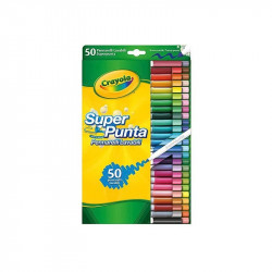 Crayola Kimosható vékony-vastag filctoll 50db Festés, színezés, rajzolás Crayola