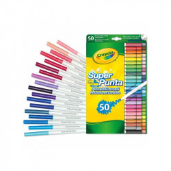 Crayola Kimosható vékony-vastag filctoll 50db Festés, színezés, rajzolás Crayola