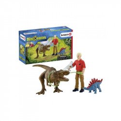 Schleich Tyrannosaurus rex támadás Állatfigura, állatszett Schleich