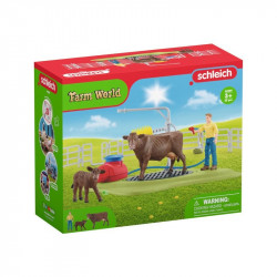 Schleich Tehénmosó állomás Állatfigura, állatszett Schleich