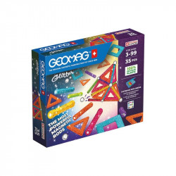 Geomag panels csillogós 35db Építőjáték Geomag