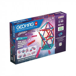 Geomag Glitter Recycled 60 db Építőjáték Geomag
