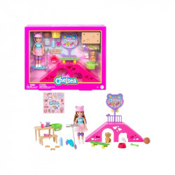 Barbie chelsea gördeszka park