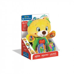 Baby Clementoni Interaktív Tanuló Plüss Mackó Lackó