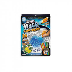 Magic Trace kezdőszett, állatkert Festés, színezés, rajzolás Nincs