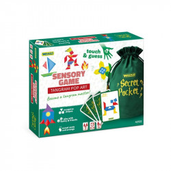 Play&Fun Titkos zseb: Tangram fejlesztő játék Ügyességi társasjáték Wader