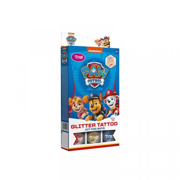 TyToo Mancs Őrjárat fiús Csillámtetoválás Szett