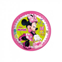 Minnie Happy Helpers papírtányér - 23 cm, 8 db / csomag Party kellékek Nincs