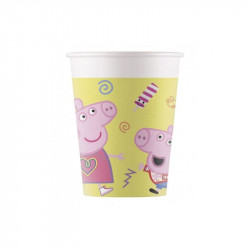 Peppa malac papírpohár - 200 ml, 8 db / csomag Party kellékek Nincs