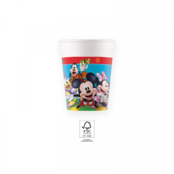 Mickey Rock the House papírpohár - 200 ml, 8 db / csomag