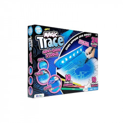 Magic Trace Stúdió ragyogó rajzolás UV lámpával Festés, színezés, rajzolás Nincs