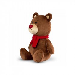 Fényes orrú plüss barna maci 25 cm 20-40 cm Nincs