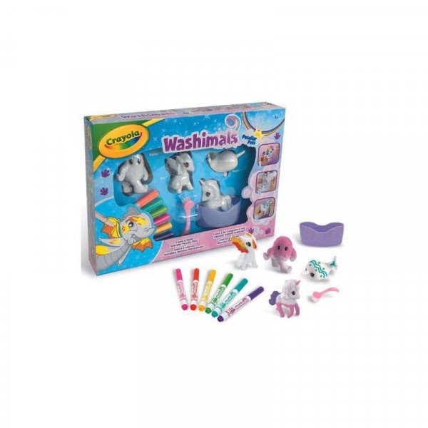 Crayola Washimals Állatkornis játékszett