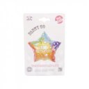 45 cm Happy Birthday fólia lufi, többféle, csillag alakú- héliummal tölthető