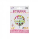 45 cm Happy Birthday fólia lufi, többféle- héliummal tölthető