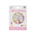 45 cm Happy Birthday fólia lufi, többféle- héliummal tölthető