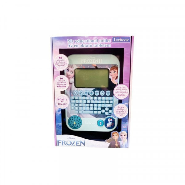Oktató tablet Jégvarázs - magyar/angol 80 feladattal