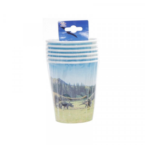 Dinos 6 db-os papír pohár 250 ml