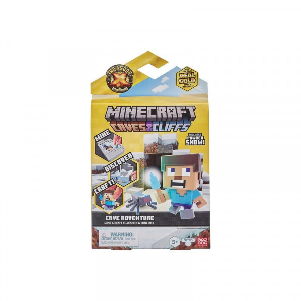 Minecraft figurák barlang kaland