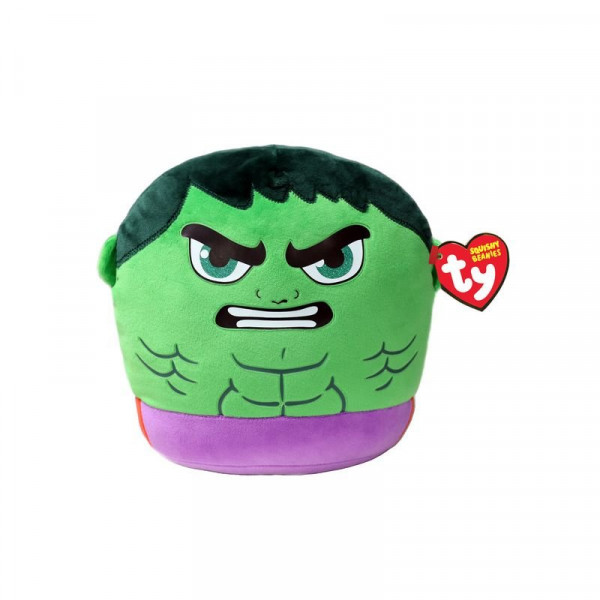 Ty Squishy Beanies párna alakú plüss figura Marvel HULK, 22 cm