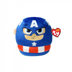 Ty Squishy Beanies párna alakú plüss figura Marvel CAPTAIN AMERICA, 22 cm Párna, takaró TY