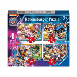 Puzzle 4in1 db - Mancs Őrjárat a film 100-499 darabos puzzle Ravensburger