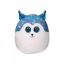 Ty Squishy Beanies párna alakú plüss figura HELENA, 30 cm - kék husky