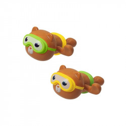 Felhúzható, vízben úszó maci