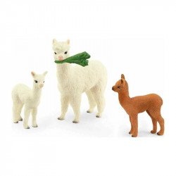 Schleich: Alpaka család SLH42544 Állatfigura, állatszett Schleich