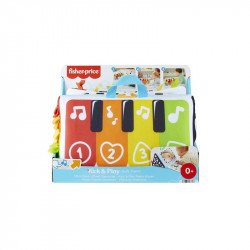 Fisher-Price rugdalozó talpak zongora Bébijáték, kellék Fisher-Price