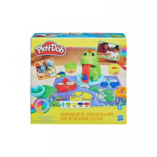 Play-doh gyurma békák és színek