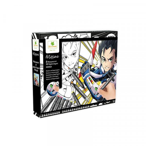 Manga kifestő - fiú