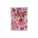 Mágneses öltöztetőbaba - Pink