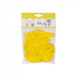 Lufi 25cm sárga 50db/csomag Lufi Nincs