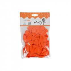 Lufi 25cm narancssárga 50db/csomag Lufi Nincs