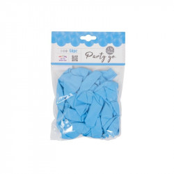 Lufi 25cm világos kék 50db/csomag Lufi Nincs