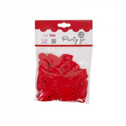 Lufi 25cm piros 50db/csomag Lufi Nincs