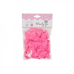 Lufi 25cm rózsaszín 50db/csomag Lufi Nincs
