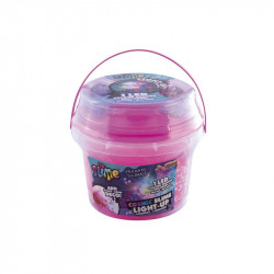 Leddel világító kozmikus slime, vödörben Slime Canal Toys